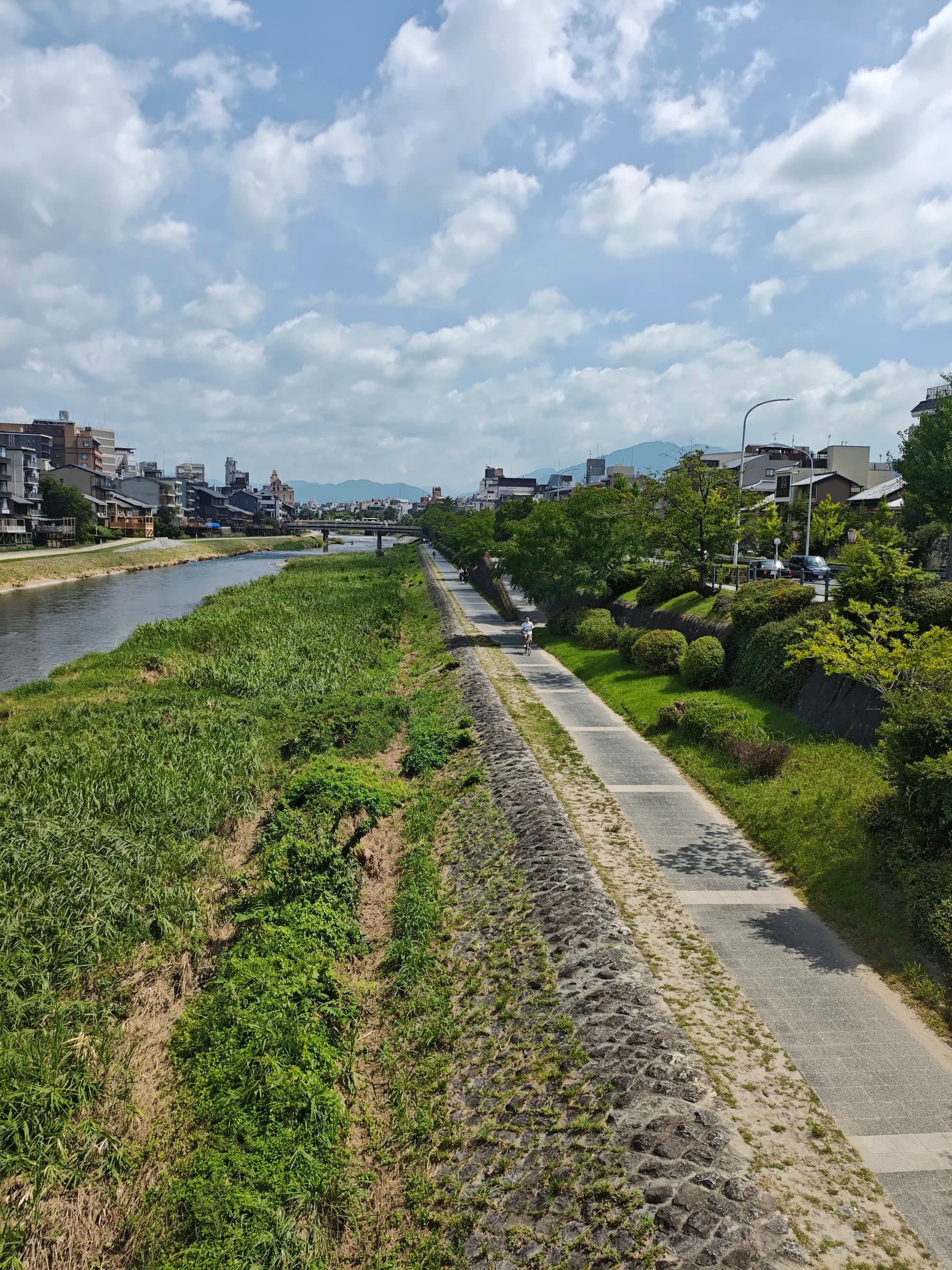 Kamo River cycle path