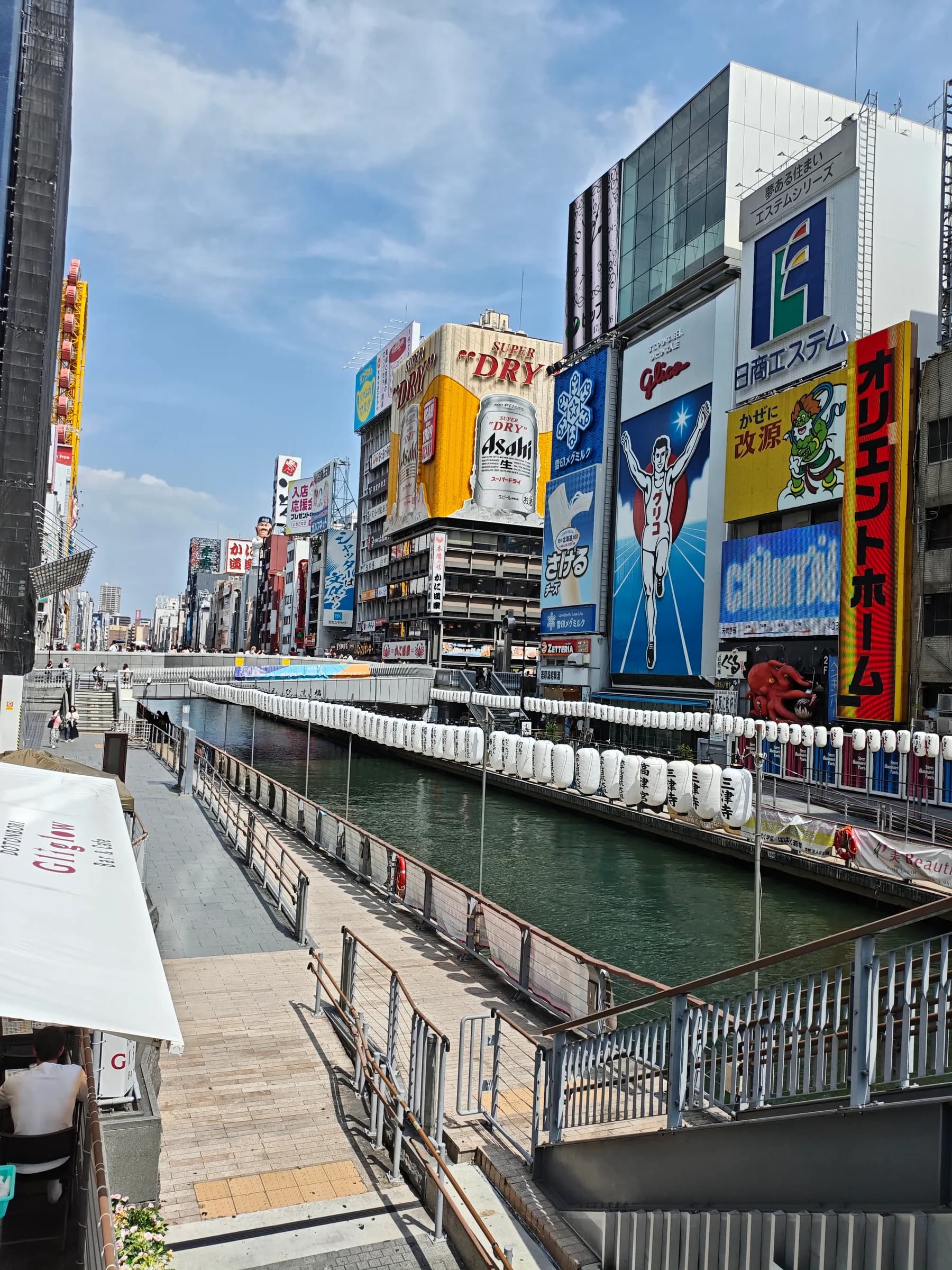 Canal et néons de Dotonbori