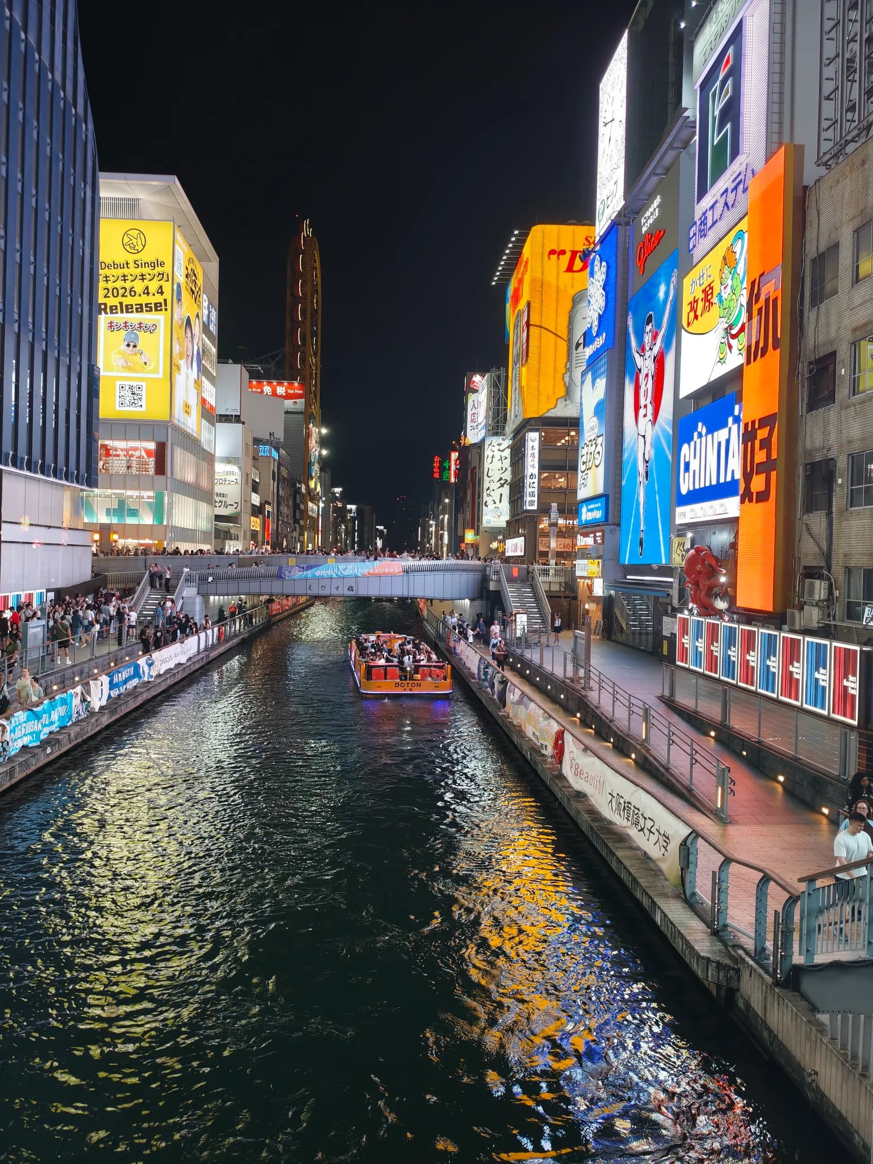 Osaka Minami à pied : néons de Dotonbori, saveurs de Kuromon et culture pop