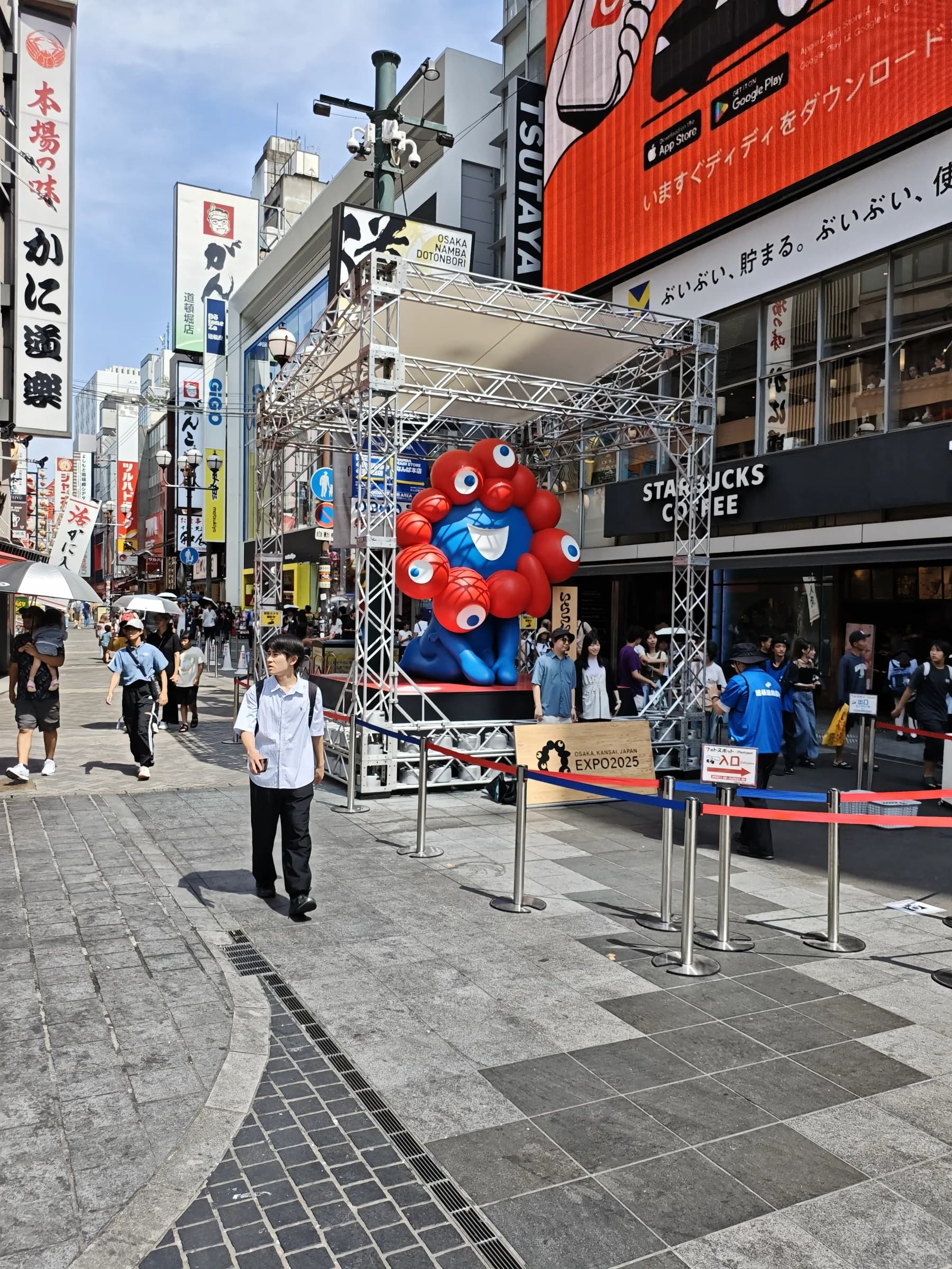 Osaka Minami à pied : néons de Dotonbori, saveurs de Kuromon et culture pop