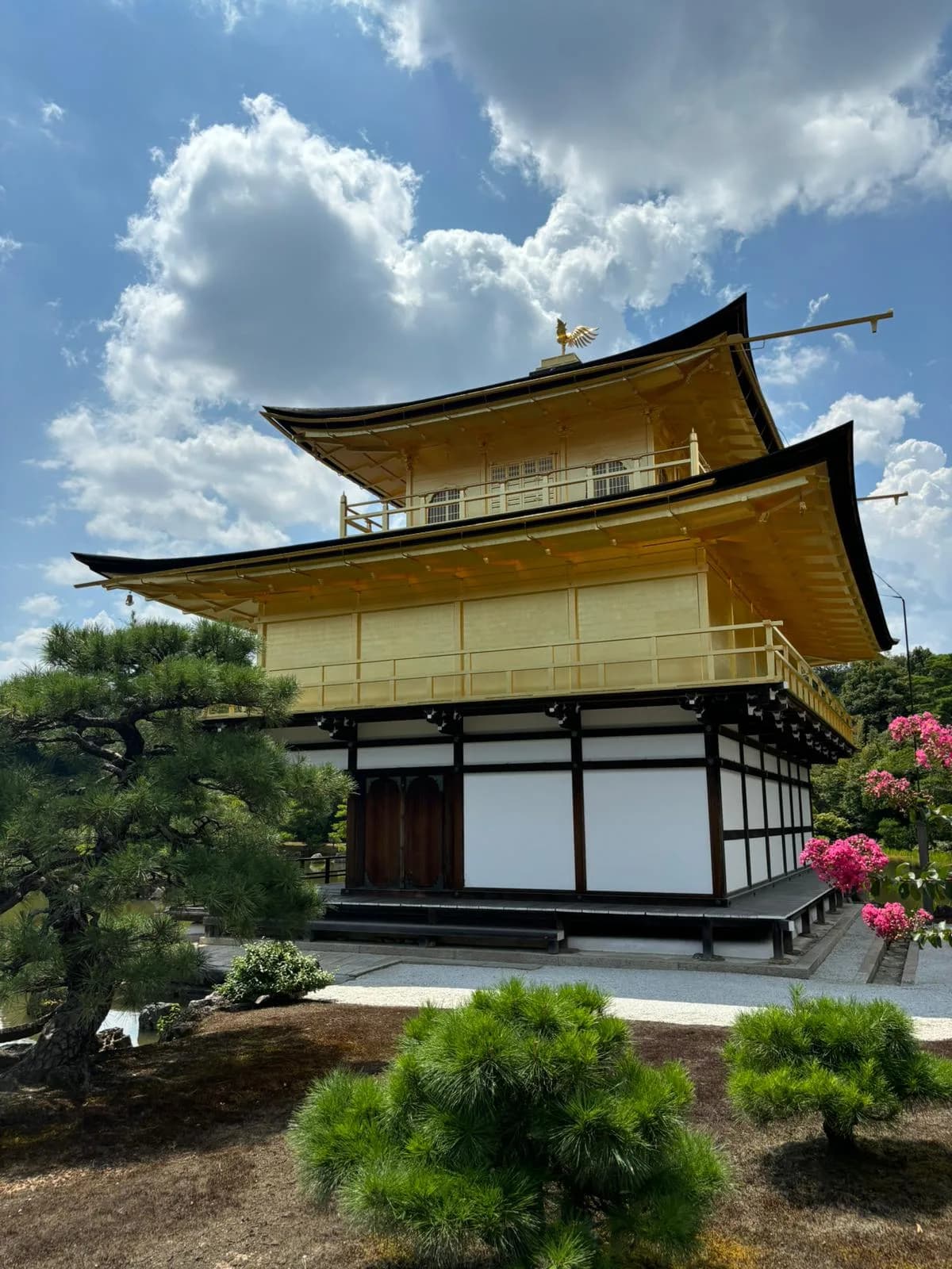 Pavillon d'or à vélo : berges de la Kamo, jardins zen et mochi grillés